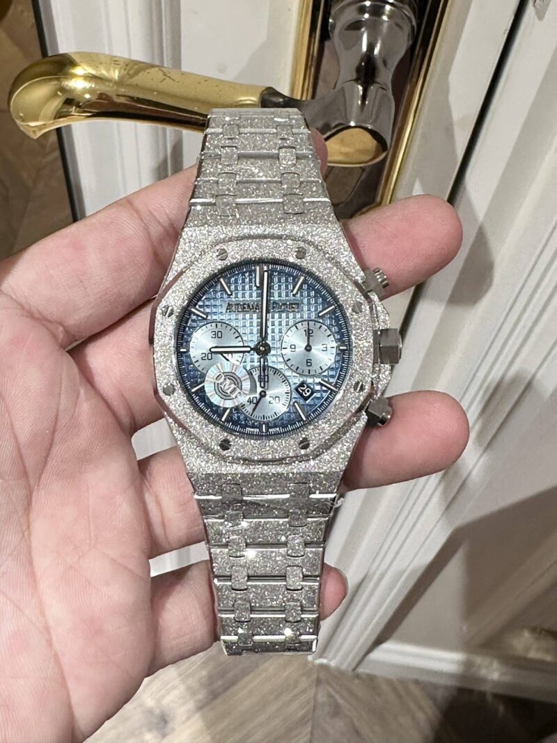 AUDEMARS PIGUET ROYAL OAK FROSTED GOLD 26331BC BLUE DIAL