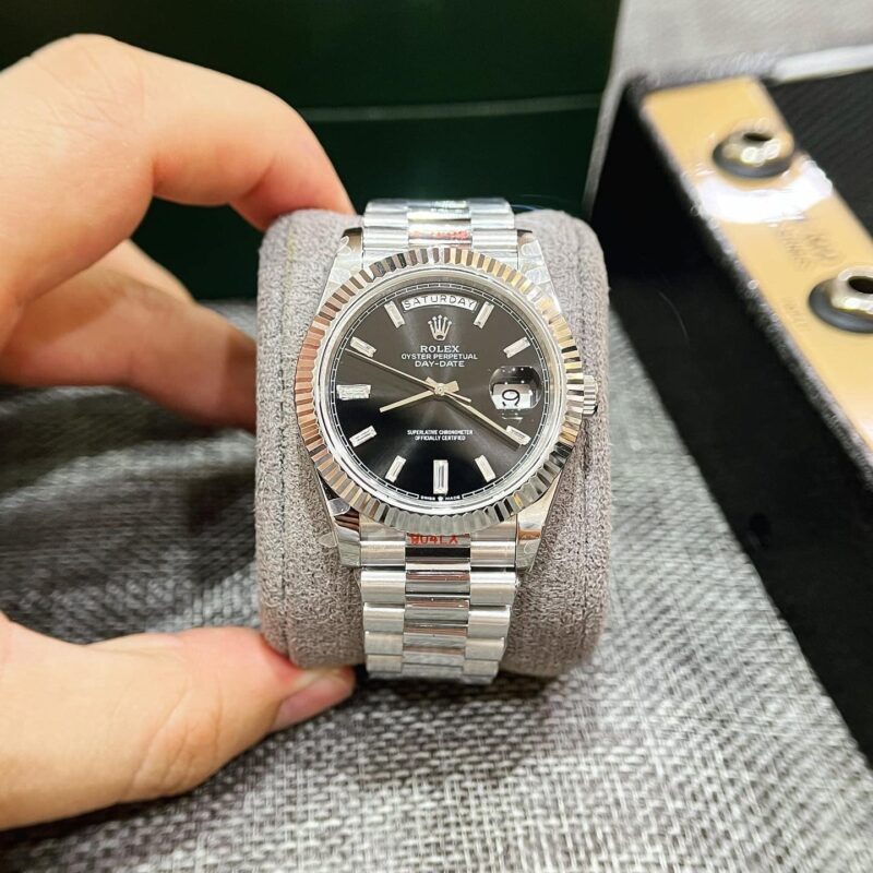 ROLEX DAY-DATE 228239 BRIGHT BLACK DIAL BEST REPLICA