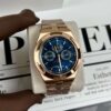 VACHERON CONSTANTIN OVERSEAS 4300V ROSE GOLD BLUE DIAL REPLICA 41.5MM