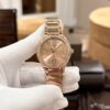 PATEK PHILIPPE TWENTY~4 7300/1200R ROSE-GILT SUNBURST DIAL REPLICA 36MM