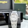 AUDEMARS PIGUET ROYAL OAK LADY WHITE DIAL DIAMOND BEZEL REPLICA 33MM