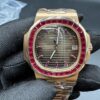 PATEK PHILIPPE NAUTILUS 5723/1R CUSTOM 18K SOLID GOLD NATURAL RUBY 40MM