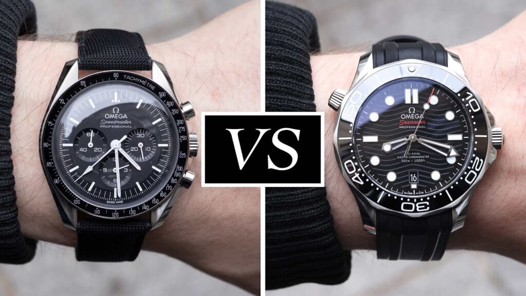 Comparison Between Omega Seamaster and Omega Speedmaster
