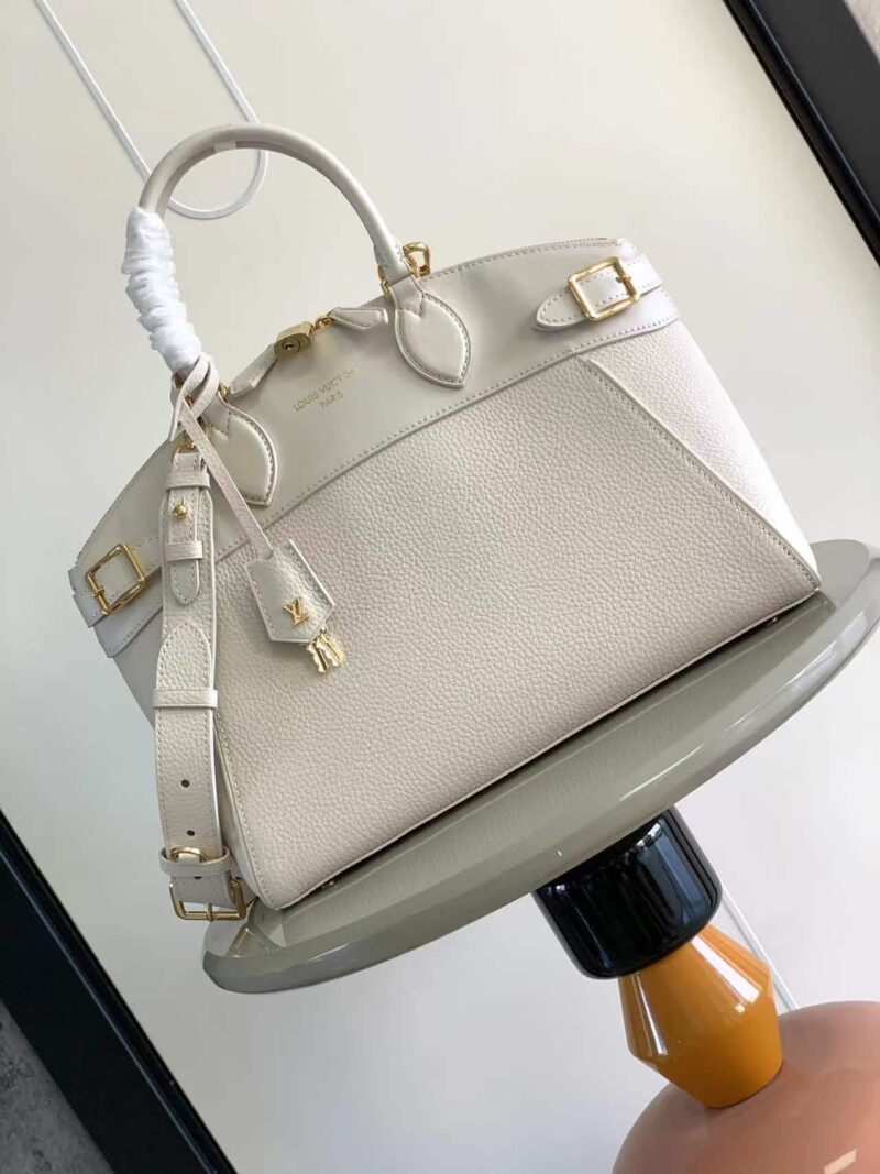TÚI XÁCH LV LOCK IT MM MÀU KEM SIÊU CẤP SIZE 36