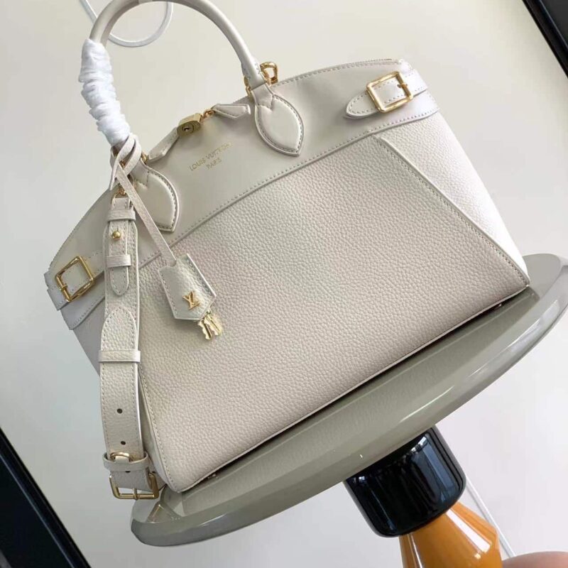 TÚI XÁCH LV LOCK IT MM MÀU KEM SIÊU CẤP SIZE 36