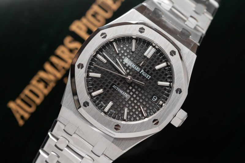 AUDEMARS PIGUET ROYAL OAK 15450ST BLACK DIAL BEST REPLICA 37MM