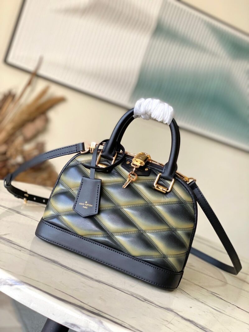 TÚI XÁCH LV LOUIS VUITTON ALMA BB MALLETAGE SIÊU CẤP MÀU ĐEN