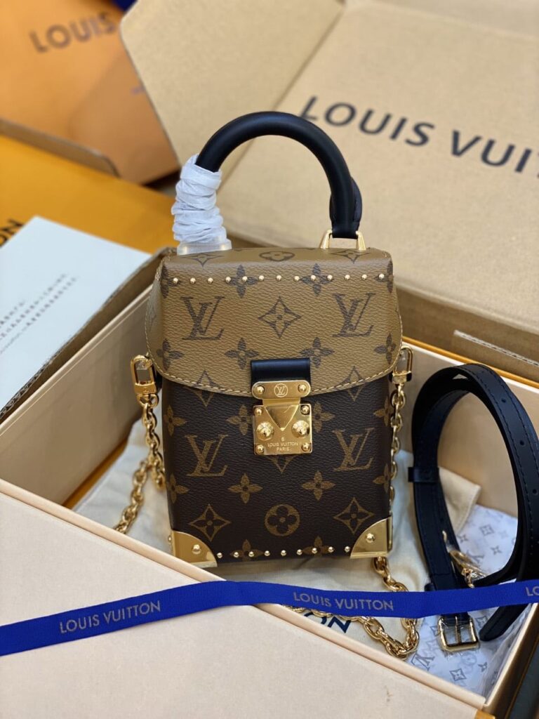 TÚI HỘP LOUIS VUITTON CAMERA BOX MONOGRAM LEATHER BAG SIÊU CẤP