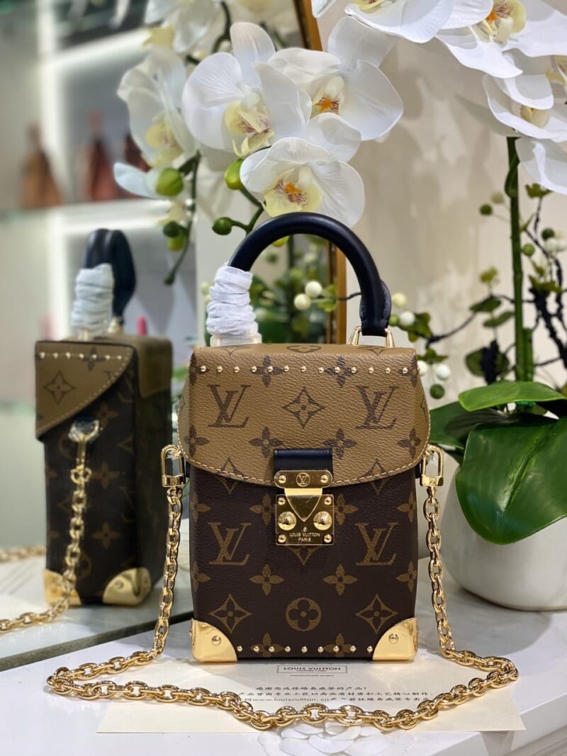 TÚI HỘP LOUIS VUITTON CAMERA BOX MONOGRAM LEATHER BAG SIÊU CẤP