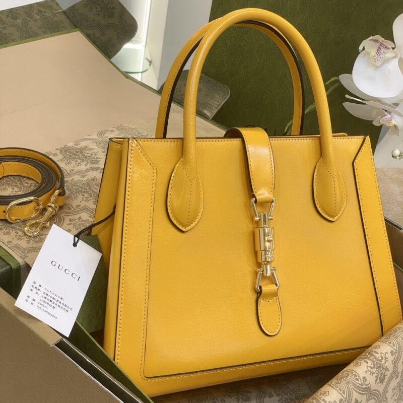 TÚI XÁCH GUCCI JACKIE 1961 MEDIUM TOTE BAG VIP PHÁP MÀU VÀNG