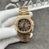 PATEK PHILIPPE NAUTILUS 5711/1R-001 BROWN DIAL CUSTOM 18K SOLID GOLD 40MM
