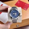 ĐỒNG HỒ OMEGA AQUA TERRA WORLDTIMER MẶT XANH BLUE REP 1:1 CAO NHẤT 43MM