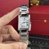 CARTIER TANK MUST WSTA0052 LARGE MODEL QUARTZ STEEL BRACELET 25.5x33.7MM