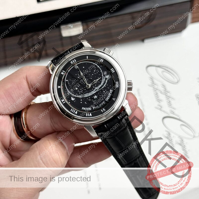 ĐỒNG HỒ PATEK PHILIPPE GRAND COMPLICATIONS 5102 MẶT SỐ ĐEN REPLICA