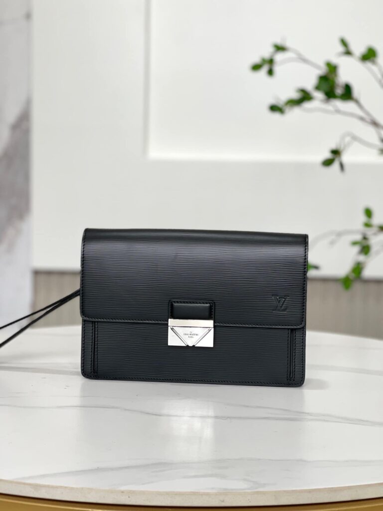 TÚI NAM LOUIS VUITTON THAMES CLUTCH IN EPI LEATHER SIÊU CẤP 