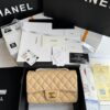 TÚI XÁCH CHANEL CLASSIC SMALL FLAP BAG BEIGE CAVIAR GOLD SIÊU CẤP
