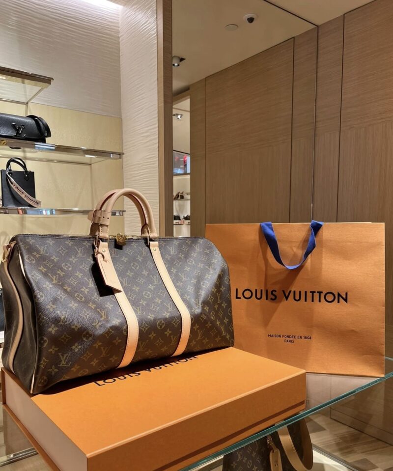 TÚI DU LỊCH LOUIS VUITTON KEEPALL BANDOULIERE 50 BAG NGUYÊN BẢN