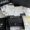 TÚI XÁCH CHANEL CLASSIC SMALL FLAP BAG BLACK CAVIAR SLIVER SIÊU CẤP