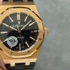 AUDEMARS PIGUET ROYAL OAK 15400OR ROSE GOLD BLACK DIAL 158G SUPER CLONE APS 41MM