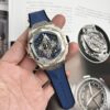 HUBLOT BIG BANG SANG BLEU II TITANIUM BLUE DIAL RUBBER 1:1 REPLICA BBF 45MM