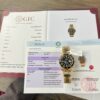 ROLEX SUBMARINER 116618LN-0001 BLACK DIAL 18K GOLD WRAPPED BEST REPLICA 40MM