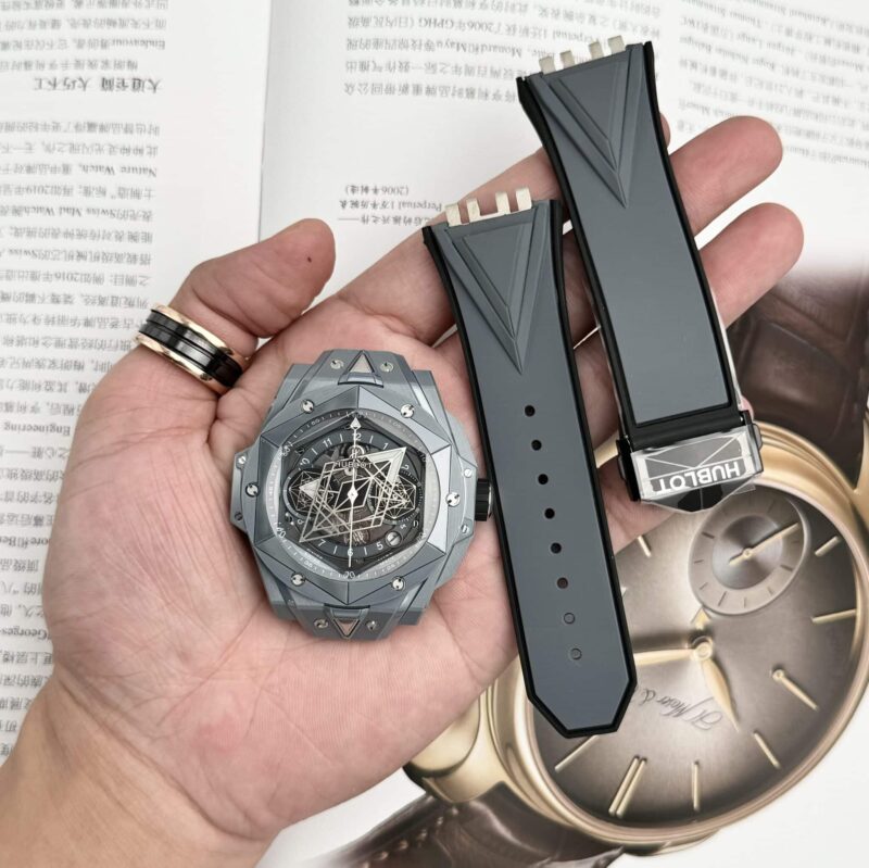 HUBLOT BIG BANG SANG BLEU II GREY CERAMIC 1:1 REPLICA