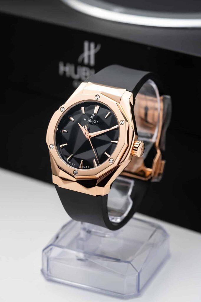 HUBLOT CLASSIC FUSION ORLINSKI ROSE GOLD BLACK DIAL BEST REPLICA 40MM