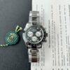 ROLEX DAYTONA CUSTOM BLACK MOP MOISSANITE DIAL OYSTER BRACELET SUPER CLONE 40MM