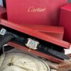 CARTIER SANTOS DUMONT WGSA0021 ROSE GOLD SILVER DIAL LARGE MODEL REPLICA 43.5 x 31.4MM