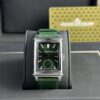 JAEGER-LECOULTRE MASTER REVERSO TRIBUTE MONOFACE STEEL GREEN REPLICA 40MM