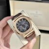 PATEK PHILIPPE NAUTILUS 5712R-001 ROSE GOLD GREY DIAL BEST REPLCIA PPF V2 40MM