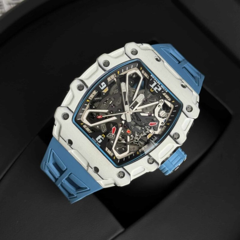 RICHARD MILLE RM35-03 RAFAEL NADAL WHITE CARBON FIBER BEST REPLICA 43MM
