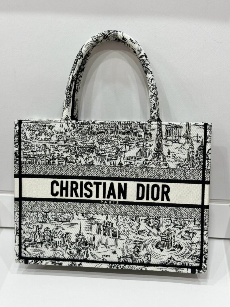 TÚI XÁCH DIOR TOTE CANVAS MEDIUM SIÊU CẤP VIP 36CM