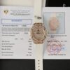 HUBLOT BIG BANG ONE CLICK KING GOLD WHITE DIAMONDS PAVÉ FULL MOISSANITE BEST REPLICA 39MM