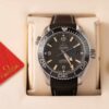 OMEGA SEAMASTER PLANET OCEAN 600M GREY DIAL GREY STRAP BEST REPLICA 43.5MM