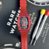 ĐỒNG HỒ RICHARD MILLE RM07-01 RACING RED VỎ CARBON TPT REP 1:1 CAO NHẤT 45.66 x 31.40MM