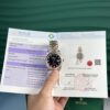 ROLEX DATEJUST 126231 18K GOLD WRAPPED BLACK DIAMOND DIAL BEST REPLICA 36MM