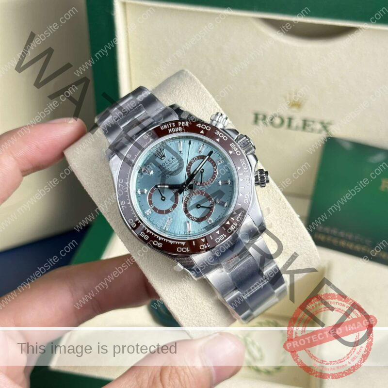 ROLEX DAYTONA 126506 ICE BLUE DIAMOND DIAL SUPER CLONE