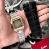 ĐỒNG HỒ CARTIER SANTOS CRW2SA0030 DEMI VÀNG MẶT XÁM REP 1:1 BVF 39.8MM