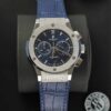 HUBLOT CLASSIC FUSION CHRONOGRAPH TITANIUM BLUE DIAL REPLICA 42MM