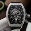 ĐỒNG HỒ FRANCK MULLER V45 DRAGON MẶT ĐEN VỎ ĐÍNH ĐÁ REP 1:1 ABF 45MM