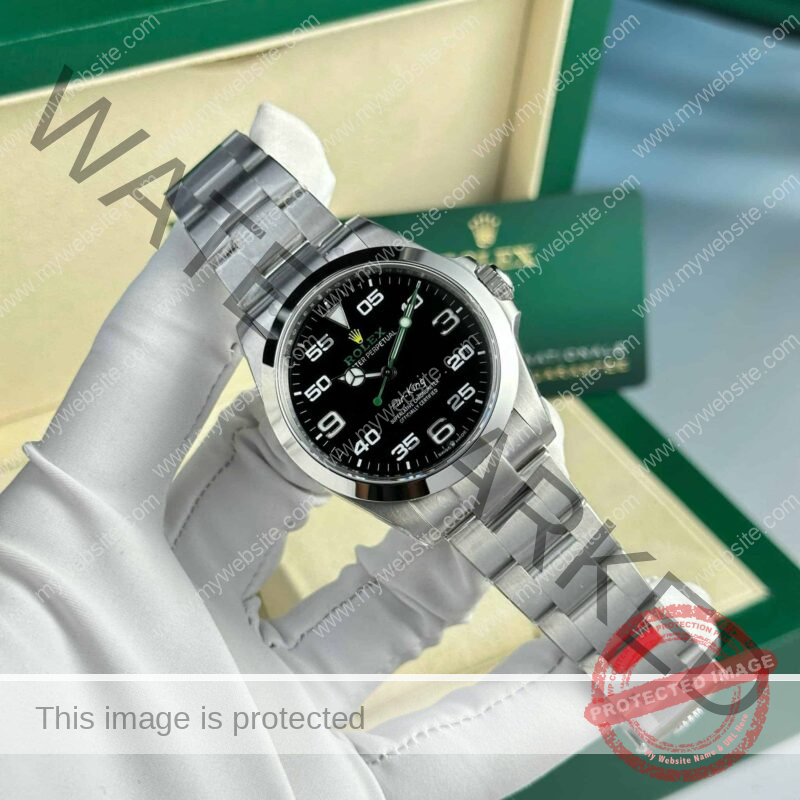 ĐỒNG HỒ ROLEX AIR KING 126900 VS FACTORY MẶT ĐEN REP 1:1 CAO CẤP 40MM