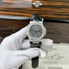 PATEK PHILIPPE NAUTILUS 5712 GREY DIAL BAGUETTE STONE BEZEL PPF V3 BEST REPLICA 40MM