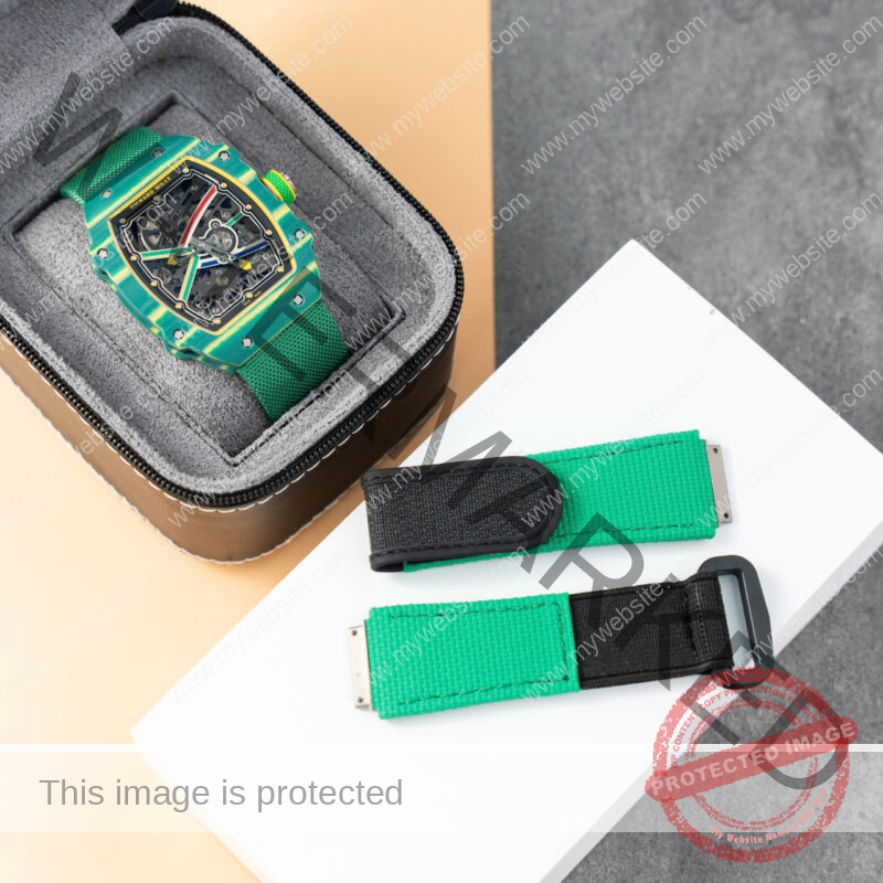 RICHARD MILLE RM67-02 SEBASTIEN OGIER GREEN QUARTZ TPT 1:1 SUPER CLONE BEST REPLICA
